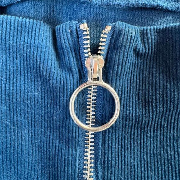 Corduroy jumper dress size L - forever 21 Blue - Picture 5 of 6